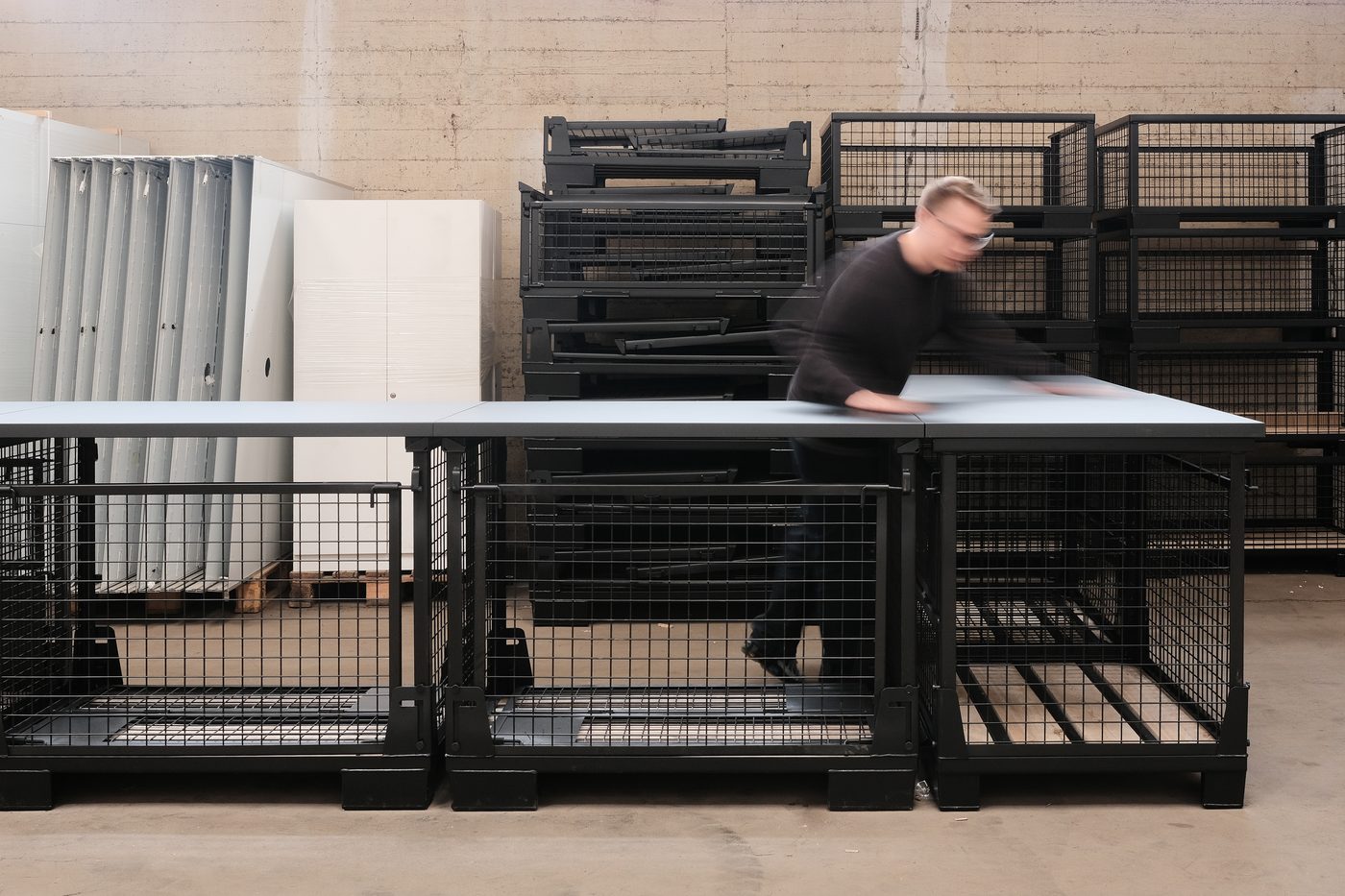 Modularbar — Aufbau vor Ort